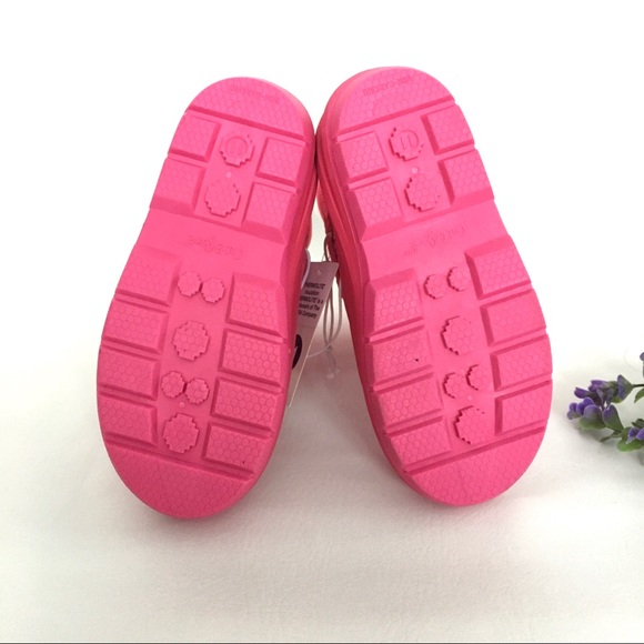 NWT Cat & Jack Lev Fuschia Pink Snow Winter Boots - Picture 7 of 8